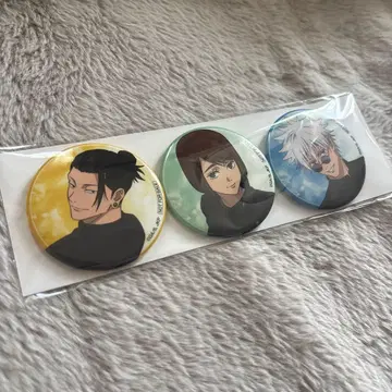 주술회전 회옥옥절 캔뱃지 고죠 나나미 이리에