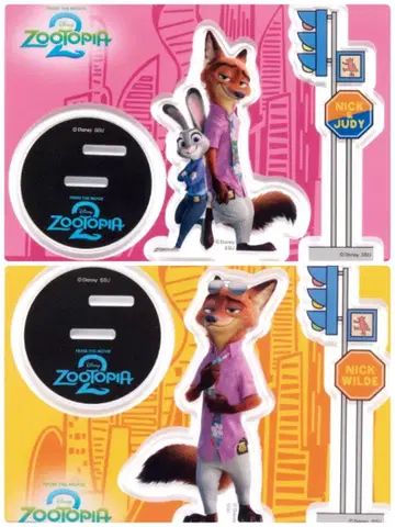 주토피아 2 Happy 복권 아크릴 스탠드 닉 주디