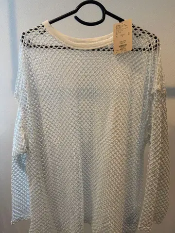 niko and - 메쉬 탑스 long 화이트