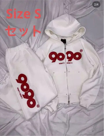 90 90 화이트 셋업 S 사이즈