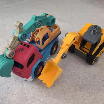 분해 조립 셔블카 불도저 세트