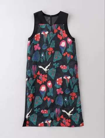 꽃 카펫 슬리브리스 원피스 호보니치