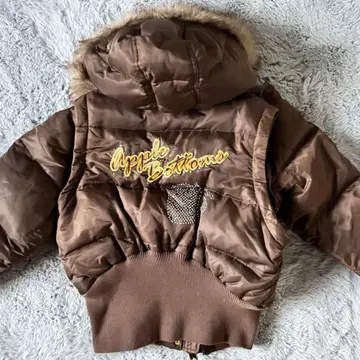 y2k 헤이세이 갸루 다운 자켓 Apple bottoms 2way