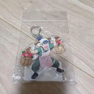 닌타마 란타로 식만류삼랑 아크릴 키링 꽃