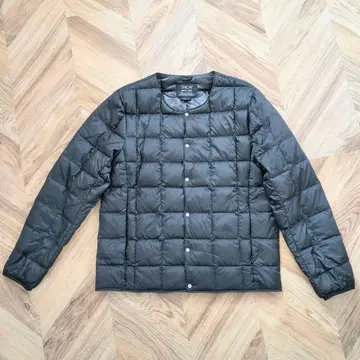 타이온 퀼팅 다운 자켓 이너다운 블랙