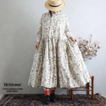 Veritecoeur 베리떼꾸르 플라워 프린트 원피스 VC-2121
