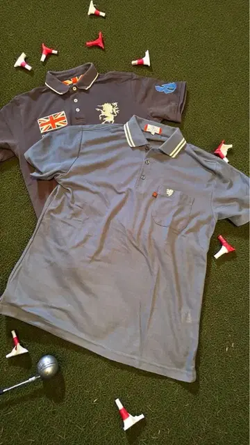 BROAD MIND 피케 셔츠 2장 세트