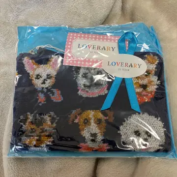 페이러 래브러리 도기 플랫 파우치 개 강아지 FEILER