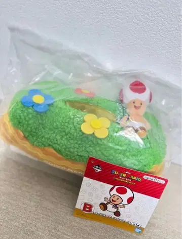 슈퍼 마리오 1번 복권 B상 키노피오 티슈 케이스