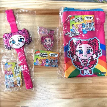 하라주쿠 페스티벌 타케파라 아이리 모리 판타지 콜라보 3종 세트