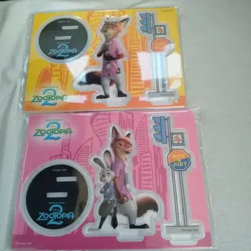 주토피아2 HAPPY 복권 G상 아크릴 스탠드 2개 세트