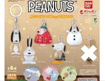 스누피 메지루시 액세서리 전 5종 세미 컴프 세트