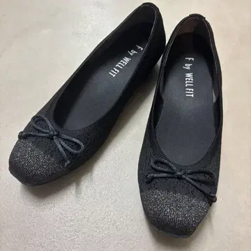 [ DIANA ] F by WELLFIT 니트 발레주스 플랫슈즈