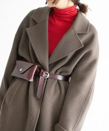 hwyl 가죽 벨트 파우치 천연 가죽