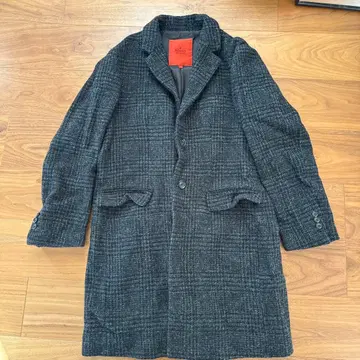 어반리서치 로쏘 해리스 트위드 그레이 계열 체스터 코트