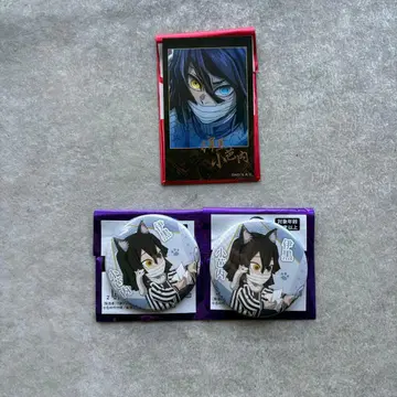 귀멸의 칼날 이구로 오바나이 브로마이드 캔 배지