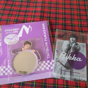 Snow Man 후카사와 타츠야 씨 미러 스티커 클리어 스티커