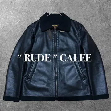 ' RUDE ' CALEE 'Fake mouton jacket 칼리