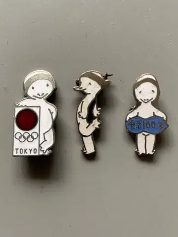 도쿄 올림픽+카파 핀 배지 3개 세트
