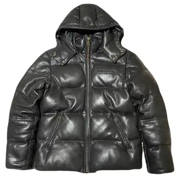 AVIREX 램 가죽 다운 자켓 짧은 기장 그런지 archive