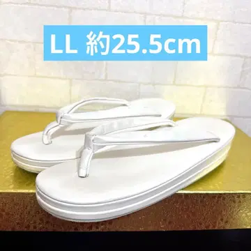 빅 사이즈 LL 약 25.5cm 화이트 조리 신부 조리로도