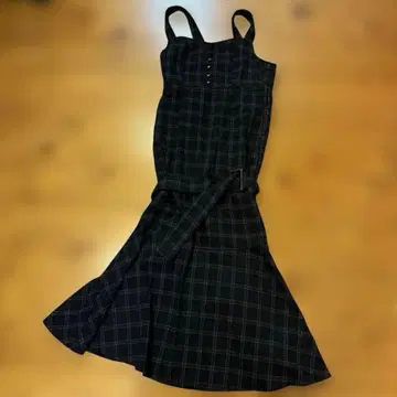체크 원피스 사이즈 M