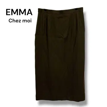 EMMA chez moi 울 타이트 스커트 브라운 size 17 일본제