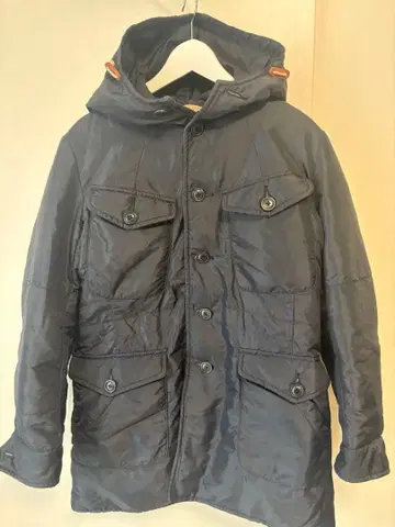 45 포티 파이브 RPM 네이비 후드 부착 다운 자켓