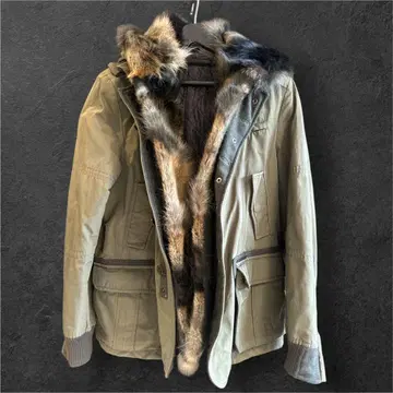 [ 새상품급 ] MESSAGERIE ( 메싸제리에 ) 밀리터리 퍼 자켓