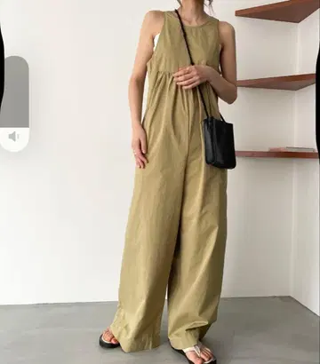 캐널진 CANAL JEAN 오버롤 프리 사이즈 베이지