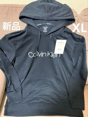 [ 미사용 새상품 ] Calvin Klein XL 후드티 블랙