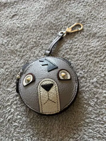 FURLA 동물 디자인 코인 케이스 그레이