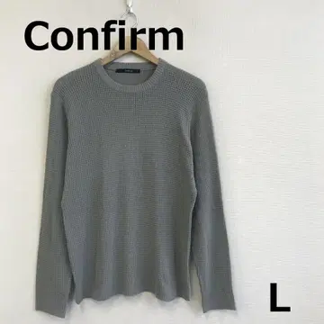 A1219B06 [ Confirm ] 와플 짜임 스타일 썸머 스웨터