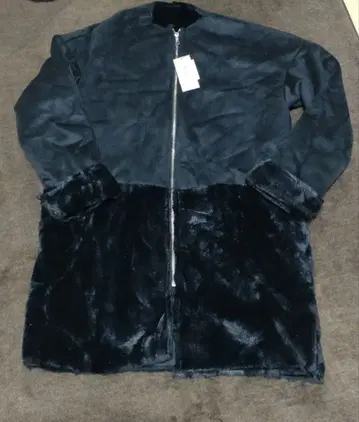 데일리에르 누아르 무스탕 코트 프리 사이즈