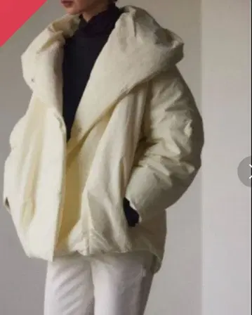 BLACK by moussy 다운 아이보리