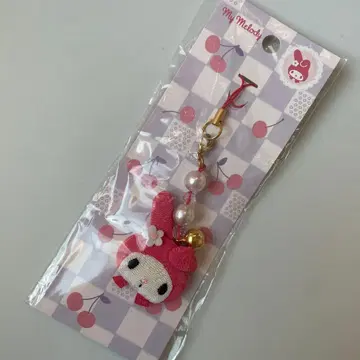 레어 마이멜로디 마이멜로 크레이프 원단 스트랩 끈 헤이세이 레트로