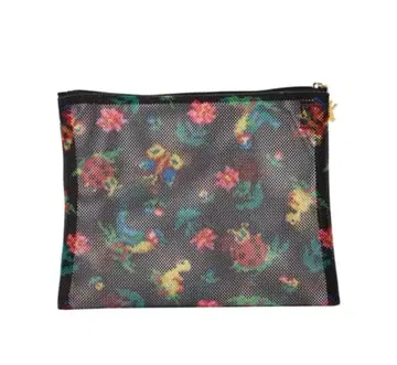 페이 메쉬 파우치 블랙