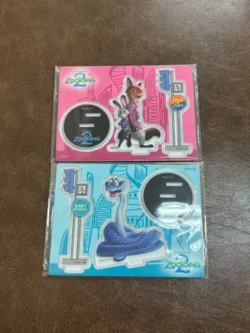 닉 & 주디와 게리 2개 세트 아크릴 스탠드 세트