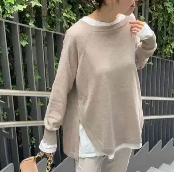 새상품급 스픽 앤 스팬 워셔블 울 라운드 풀오버