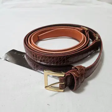 미사용 새상품 민트 디자인즈 벨트 롱 바이컬러