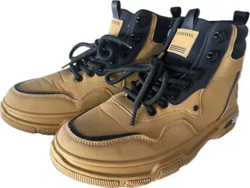 남성용 하이컷 스니커즈 카멜