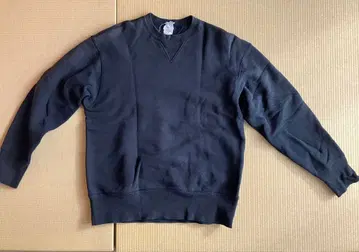 루프 휠러 크루 맨투맨 블랙