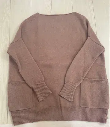 FRAMeWORK 캐시미어 혼방 와이드 실루엣 보트넥 풀오버