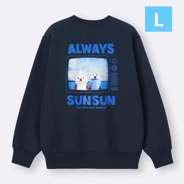 헤비웨이트 맨투맨 풀오버 퍼펫순순 L 사이즈 GU