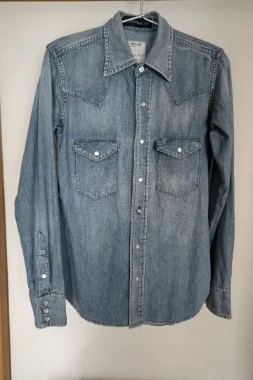 매디슨 블루 데님 긴팔 셔츠 00