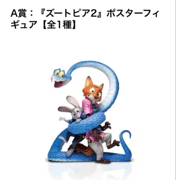 happy 복권 A상 포스터 피규어 닉 & 주디 & 게리