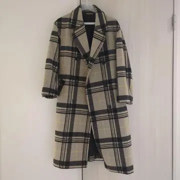 미라 오웬 체크 무늬 코트 1