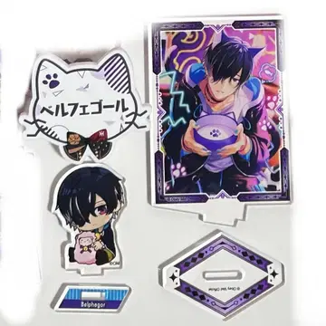 Obey me! 벨페골 네임 배지 아크릴 스탠드