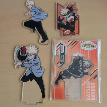 바쿠고 카츠키 아크릴 스탠드 4개 세트