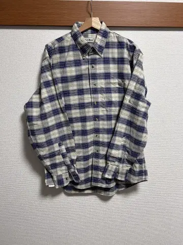 LLbean 체크 셔츠 90'S